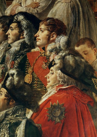 Le couronnement de Napoléon Ier par le pape Pie VII dans la cathédrale Notre-Dame de Paris ... - Jacques Louis David