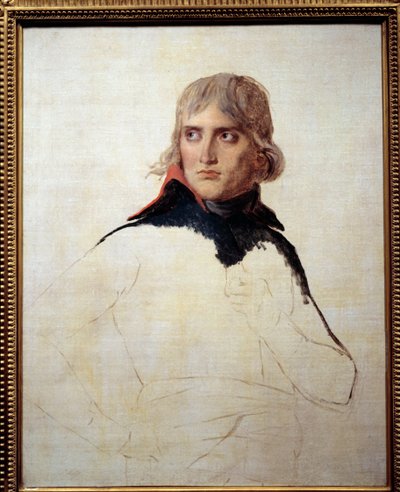 Portrait inachevé de Napoléon Bonaparte en général - Jacques Louis David