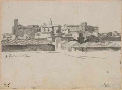 Vue depuis le Colisée, à Rome - Jacques Louis David