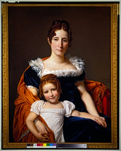 Vicomtesse Vilain XIIII et sa fille - Jacques Louis David