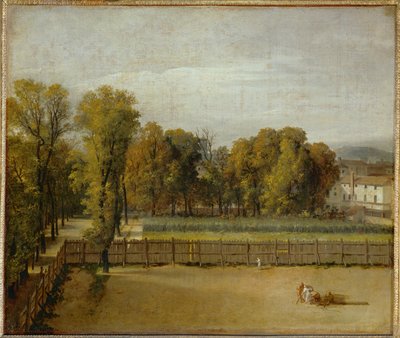 Vue du Jardin du Luxembourg a Paris … - Jacques Louis David