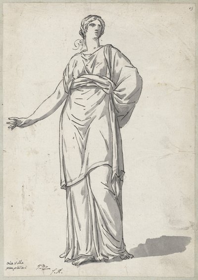Femme de la Villa Pamphili - Jacques Louis David
