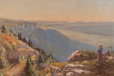 Le plateau du Vercors (vu des Ramées) - Jacques Louis Gay