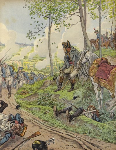Napoléon Bonaparte à Marengo - Jacques Marie Gaston Onfray de Breville (Job)