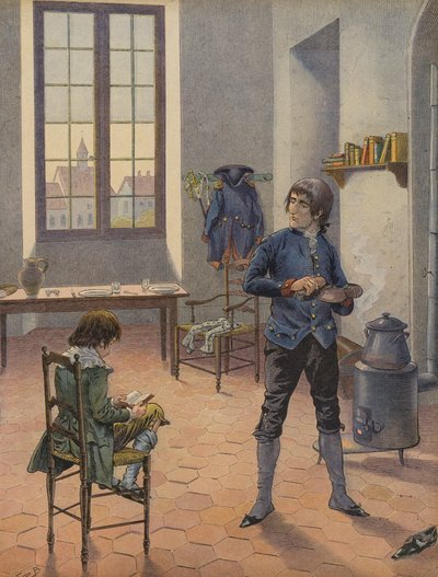 Napoléon Bonaparte à Auxonne - Jacques Marie Gaston Onfray de Breville (Job)