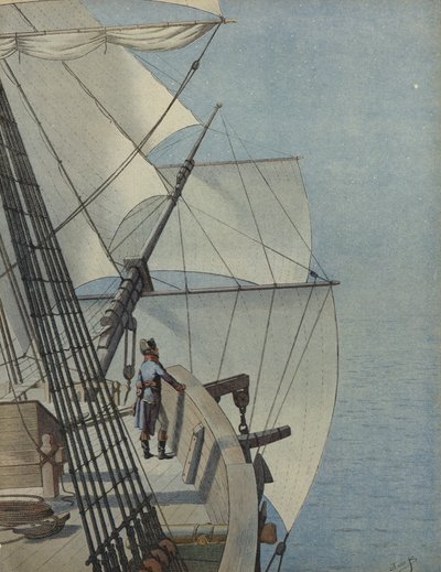 Napoléon Bonaparte sur le pont d