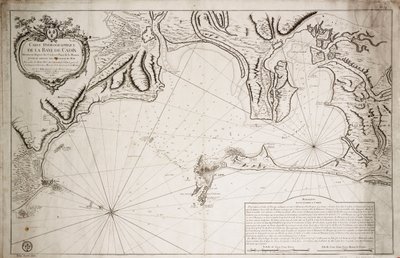 Carte hydrographique de la baie de Cadix - Jacques Nicolas Bellin