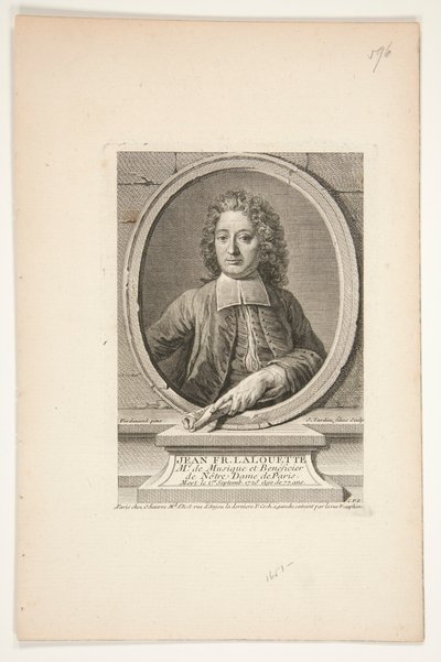 Portrait de Jean François Lalouette - Jacques Nicolas Tardieu