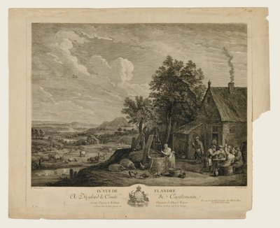 IX Vue de Flandre - Jacques Philippe Le Bas