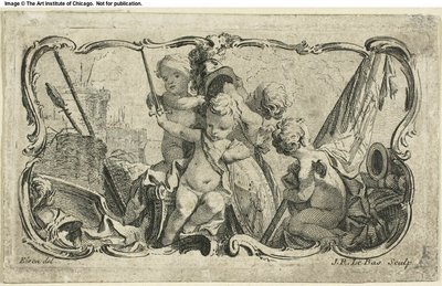 Putti en guerre - Jacques Philippe Le Bas