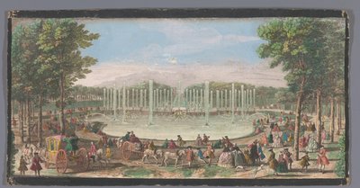 Vue du Bassin de Neptune dans le Jardin de Versailles - Jacques Rigaud (possibly)