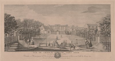 Château Saint Ouen depuis la cour - Jacques Rigaud