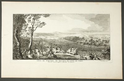 Vue paysagère de Meudon vers Paris - Jacques Rigaud