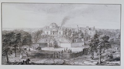 Villa de Lord Burlington à Chiswick, vue du sud-est - Jacques Rigaud