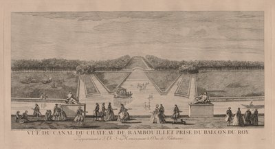 Le Château depuis le Canal à Rambouillet - Jacques Rigaud