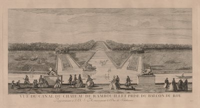 Le château depuis le canal à Rambouillet - Jacques Rigaud