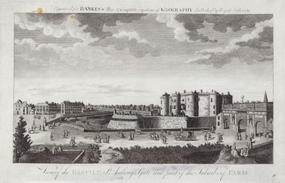 Vue de la Bastille, porte Saint-Antoine et une partie des faubourgs de Paris - Jacques Rigaud