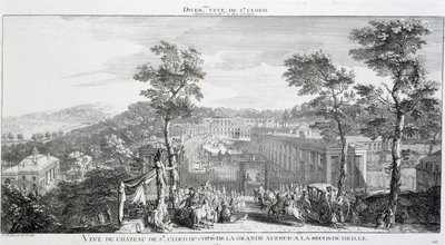 Vue du Château dans le parc de Saint-Cloud, du côté de la grande avenue - Jacques Rigaud
