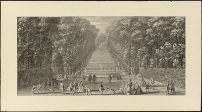 Vue de la Grande Cascade dans les jardins de Marly - Jacques Rigaud