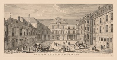 Vue de la cour du Château de Blois - Jacques Rigaud