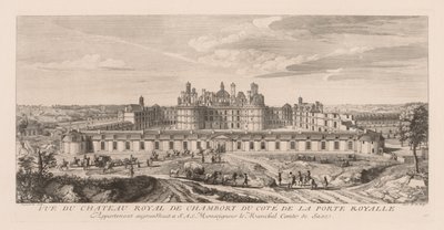 Vue du Château royal de Chambord, du côté de la Porte royale - Jacques Rigaud