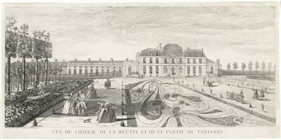 Vue du château de Meudon et d