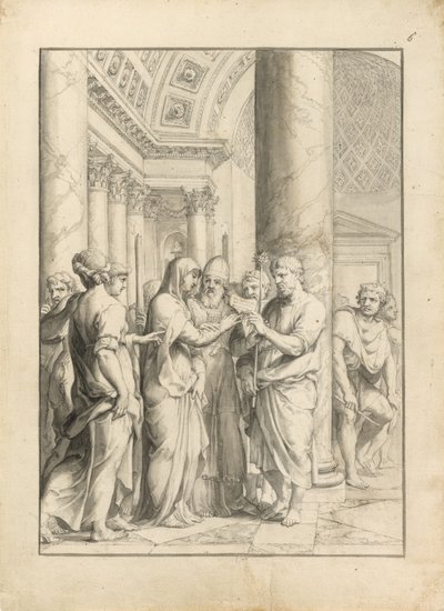 Mariage de la Vierge - Jacques Stella