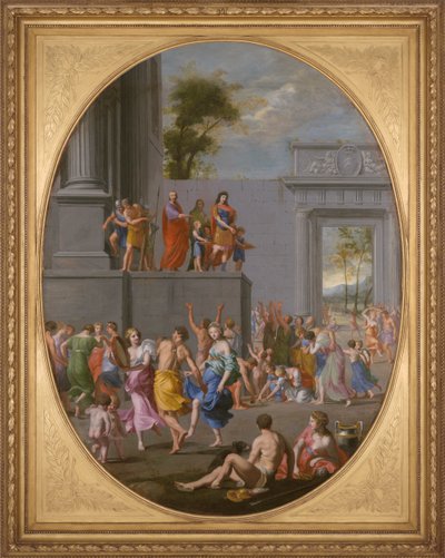 La Libéralité de Titus (Allégorie de la libéralité de Louis XIII et du cardinal Richelieu), c.1637-38 - Jacques Stella