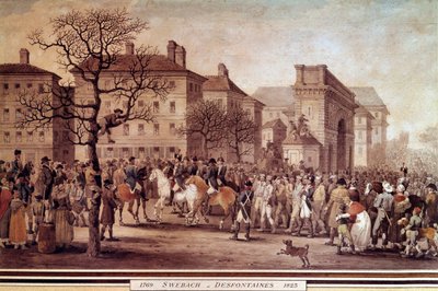 Campagne de France en 1814 : entrée à Paris des prisonniers des armées alliées - Jacques Swebach Desfontaines