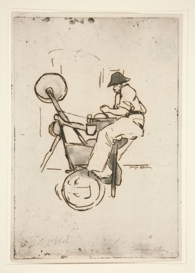 Le rémouleur - Jacques Villon