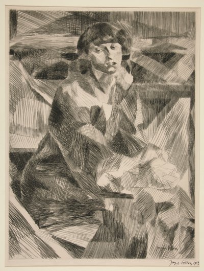 Portrait de jeune femme - Jacques Villon