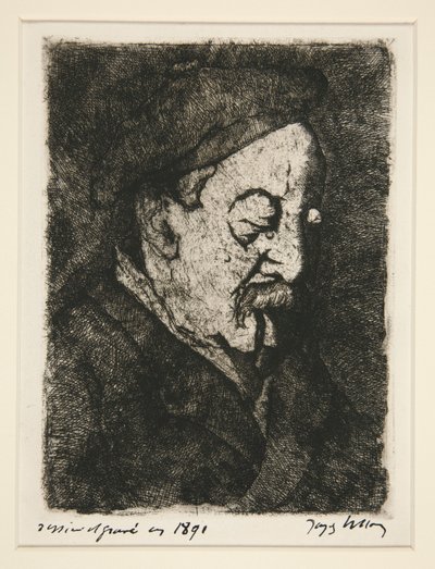 Portrait du peintre-graveur Emile Nicolle - Jacques Villon