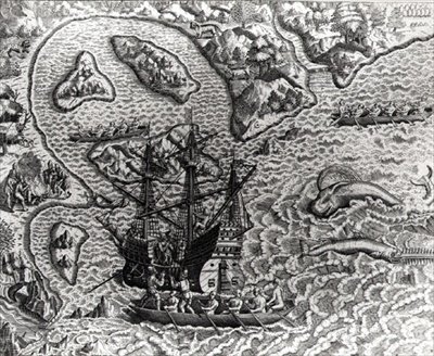 Johannes Staden arrive sur une île inconnue pour découvrir que les Portugais y sont déjà, d
