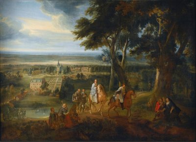 Rodolphe de Habsbourg remettant son cheval à un prêtre délivrant le viatique, vers 1613-86 - Jacques d