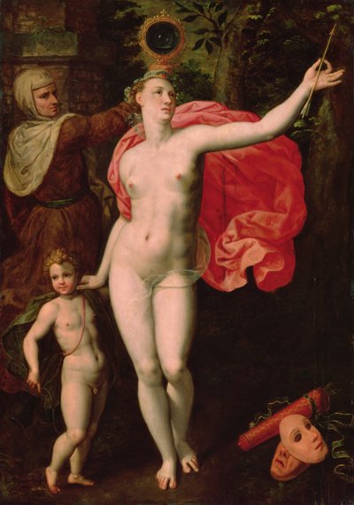Vénus et Cupidon, Allégorie de la Vérité - Jacques de Backer