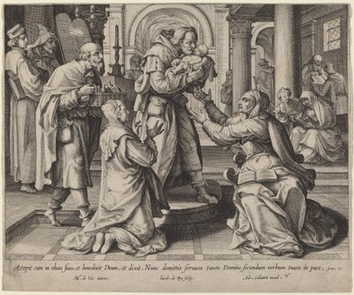 Présentation au Temple - Jacques de Bie after Maarten