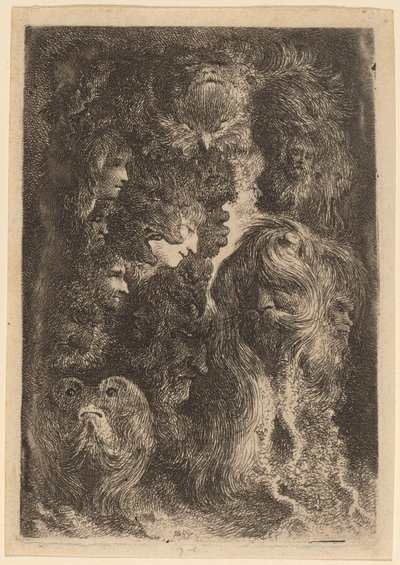 Têtes fantastiques - Jacques de Gheyn III