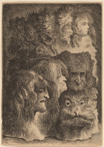 Têtes fantastiques - Jacques de Gheyn III