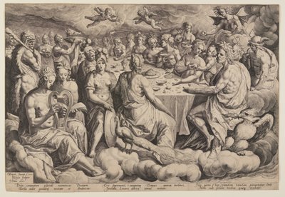 Le banquet des dieux - Jacques de Gheyn II