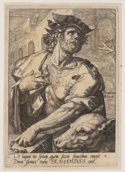 Benjamin, tiré des Douze fils de Jacob - Jacques de Gheyn II