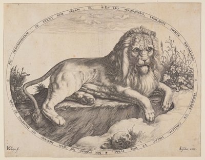 Den Grooten Leeuw (Le grand lion). - Jacques de Gheyn II