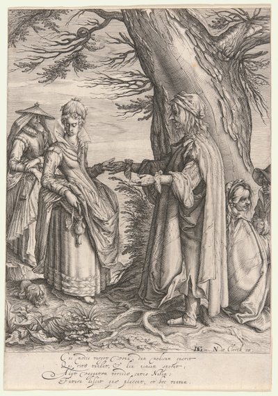 Diseuse de bonne aventure - Jacques de Gheyn II
