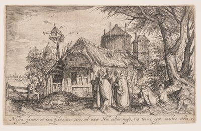 Paysage avec des Roms, extrait de Paysages - Jacques de Gheyn II