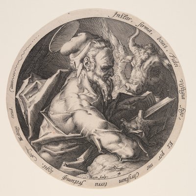 Luc, extrait des Évangélistes - Jacques de Gheyn II
