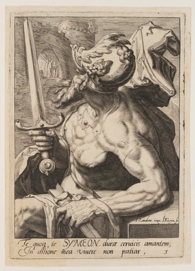 Siméon, extrait des Douze fils de Jacob - Jacques de Gheyn II