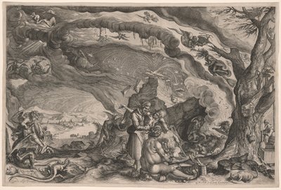 Les sorcières se préparent au sabbat - Jacques de Gheyn II
