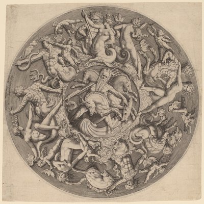 Le royaume de Neptune - Jacques de Gheyn II after Willem Danielsz van Tetrode