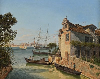 Vue sur San Giorgio Maggiore à Venise - Jakob Alt