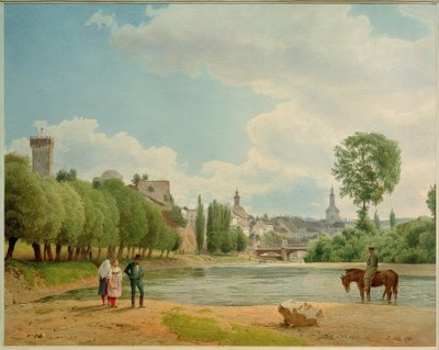 Vue de Cieszyn - Jakob Alt