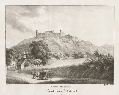 Nieder-Österreich, Abbaye bénédictine de Göttweig, 1819 - Jakob Alt